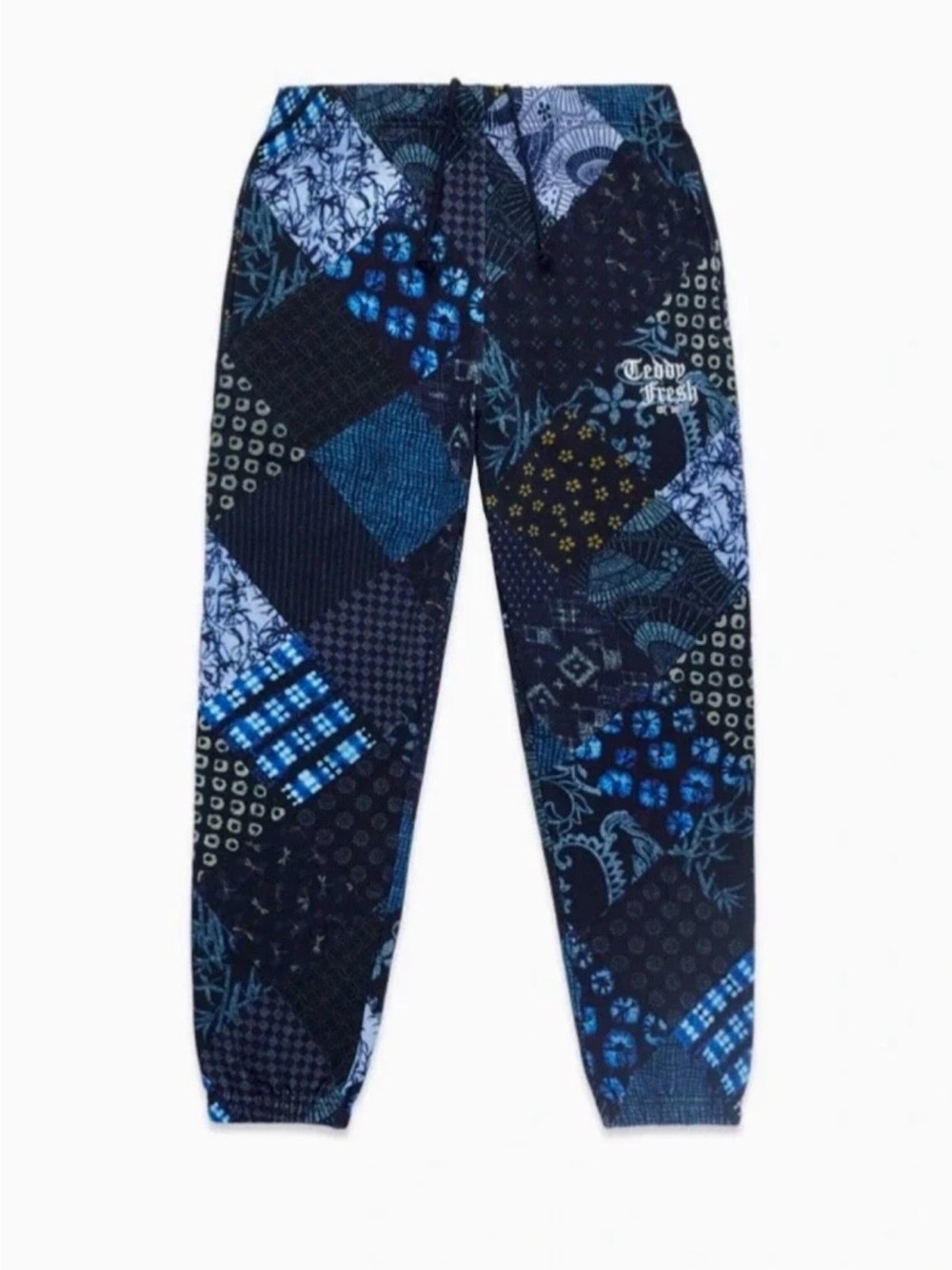 **RARE** Teddy Fresh Quilted Patchwork Jogger Sweatpants